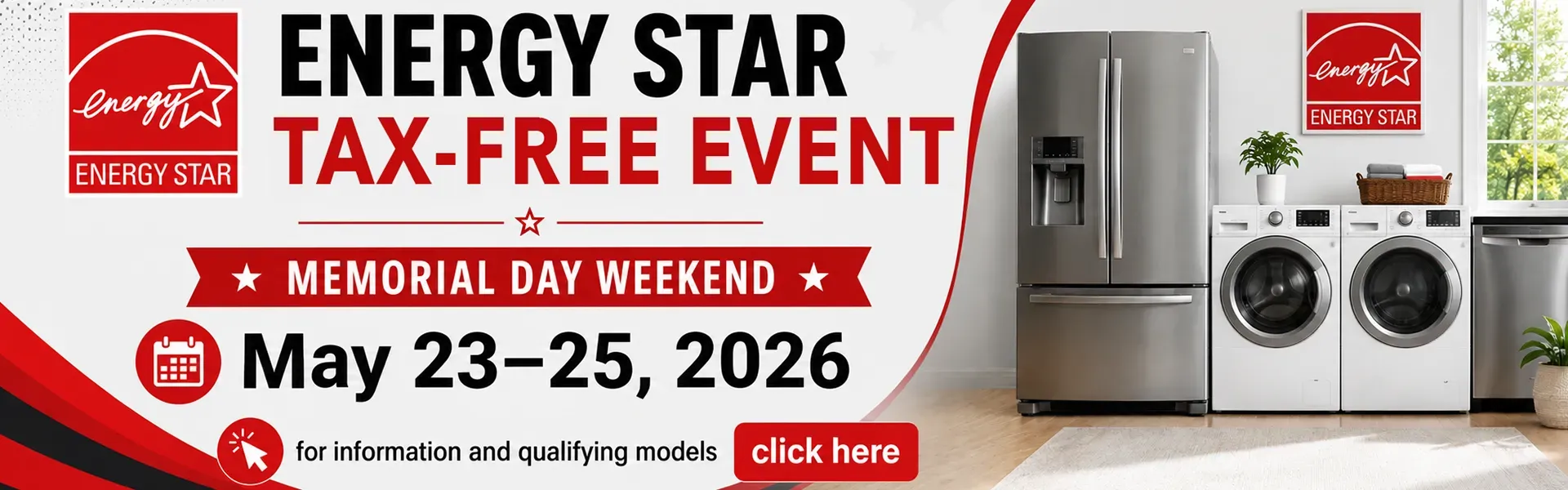Tax Free Event Over Memorial Day Weekend